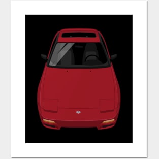 240SX SE First gen S13 1989-1994 - Cherry Red Posters and Art